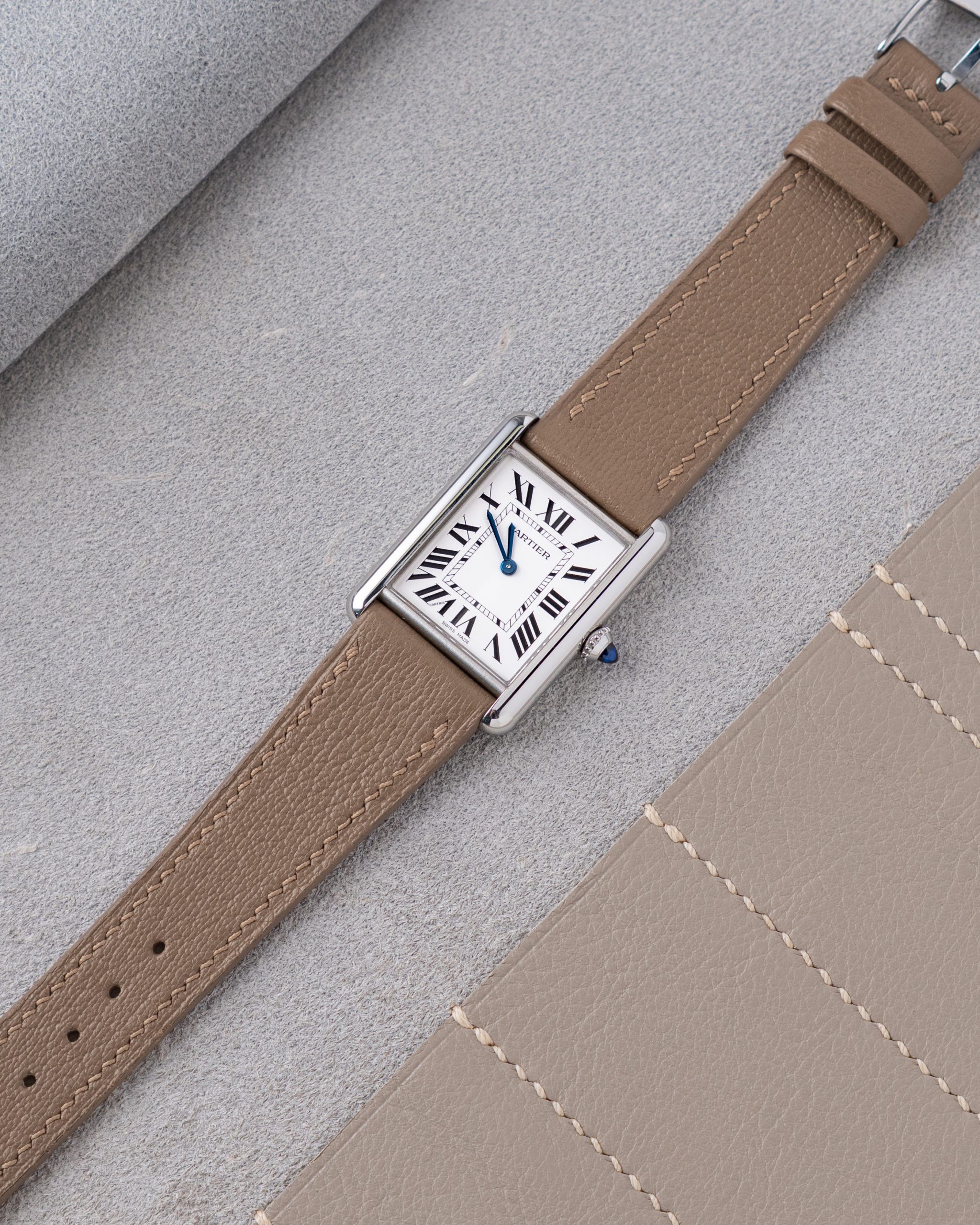 Dây Da Dê Taupe Dẹt211